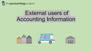 External users of Accounting Information