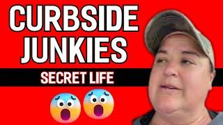 CurbSide Junkies Exposed | dumpster diving Adventures | Food Auction | Earning Reveal