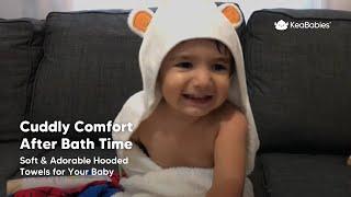 Best Hooded Towel For Baby | Soft Organic Bamboo Towel