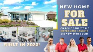 NEWLY BUILT WISTERIA MODEL IN OTOW FOR SALE. WEYBOURNE LANDING, OCALA, FL. 55+ COMMUNITY