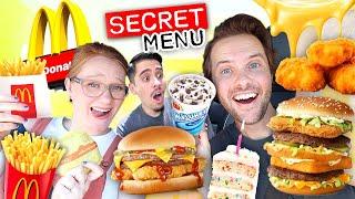 Tasting VIRAL MCDONALDS Secret Menu!!!