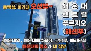 해운대센트럴푸르지오(해센푸) 사전점검 2차. 34py A타입 구경하기