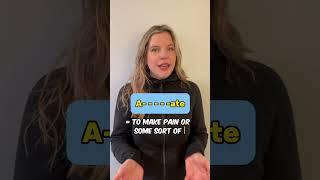 Advanced verbs - verbs ending in -ate