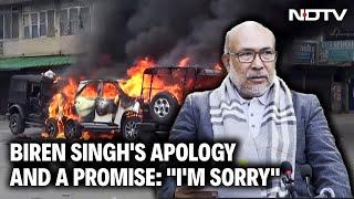 Manipur Violence News | Manipur Chief Minister Biren Singh's Apology And A Promise: "I'm Sorry"