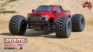 ARRMA Big Rock Crew Cab 6S with Rocket motor 17T Pinion