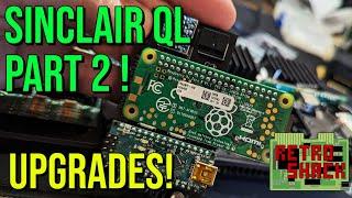 Sinclair QL Part 2 - Upgrades!  Building and fitting the Oqtadrive, Minerva ROM and lots more.