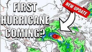 FIRST HURRICANE COMING?  - BREWING ACTIVITY IN THE TROPICS