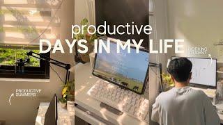 PRODUCTIVE days in my life:  working student, waking up early | daily archives