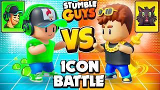 FIRST STUMBLE GUYS ICON SKIN BATTLE!