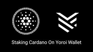 How To Delegate Your Cardano To The Stoic Stake Pool With The Yoroi Wallet - Staking ADA