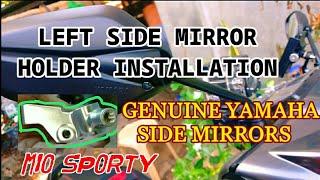 LEFT SIDE MIRROR HOLDER + GENUINE YAMAHA L\R SIDE MIRRORS FOR YAMAHA MIO SPORTY