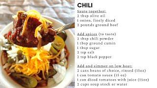 Chili Recipe