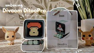 Divoom DitooPro Unboxing + Review 🪴 aesthetic gaming desk setup 