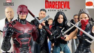 DISNEY +? Daredevil Born Again Jessica Jones Punisher Elektra Marvel Legends Action Figure Review