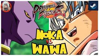 DBFZ Noka vs Wawa (Black, Beerus, Gohan) vs (GogetaSS4, Vegito, Trunks) 1.38