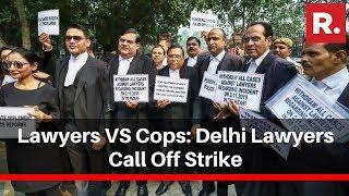 Lawyers Vs Cops: Delhi lawyers Call Off Strike, Courts To Open From November 16