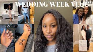 WEDDING WEEK VLOG | LETS GET MARRIED!! | FLYING TO BOSTON | NEW TATTOO | FINAL WEDDING PREP