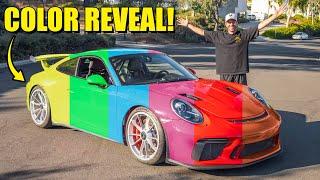 PORSCHE GT3 COLOR REVEAL!