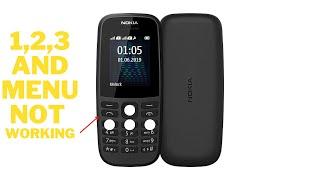 Nokia 105 TA 1174 Menu key, 1,2,3 button not working Solution