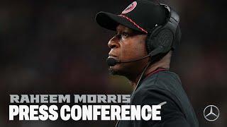 Raheem Morris on Atlanta Falcons win over Las Vegas Raiders | Press Conference