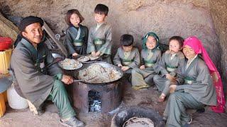 Unseen Village Life  Afghanistan Deweller Daily Routine , Cooking in Wood Like 3500 Years Ago 