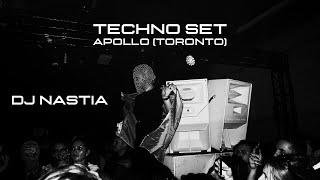 Dj Nastia - Warehouse Techno Dj Set with Apollo  (Toronto)