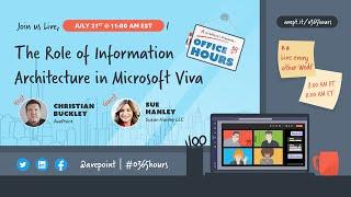 #O365Hours​​​: The Role of Information Architecture in Microsoft Viva