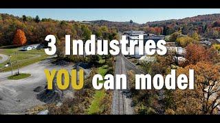 MODEL THESE 3 INDUSTRIES FOR YOUR RAILROAD!