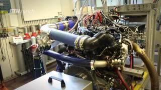 Ultra-efficient hybrid engine runs on natural gas and diesel