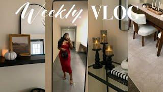 WEEKLY VLOG! DECORATE WITH ME |SHOP WITH ME| NEW HOME DECOR | NEW AMAZON RUG | NEW HOME UPDATES+more