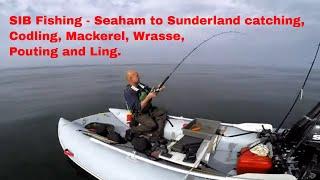 SIB Fishing UK, Seaham to Sunderland, Mackerel, Wrasse and Ling on lures and bait.