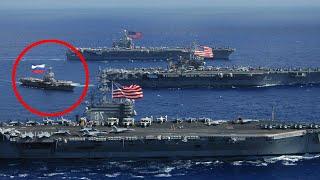 Russian SPY Ship STALKS US Navy Aircraft Carrier, Then THIS Happened…