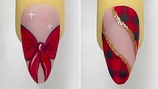 Best Red Xmas Nail Art Design 2023 | Best Nail Art Compilation|New Nails