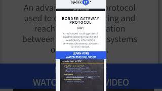 What is BGP? Border Gateway Protocol #networking