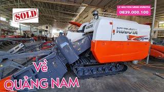 Làm mới máy DC70 giao về QUẢNG NAM  || Máy gặt đập liên hợp Kubota