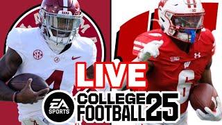 Alabama at Wisconsin - 9/14/24 Simulation (EA College Football 25)