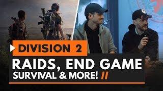 The Division 2 Interview | Raids, End Game, Survival & More w/ Julian Gerighty & Mathias Karlson