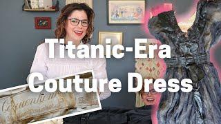 I Bought a Titanic Era Couture Gown ( OMG ) / Unboxing Antique Edwardian Women's Clothing