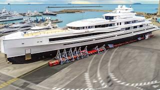 Inside Secret Shipyards where the Most Luxurious Mega Yachts are built