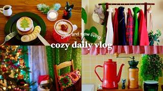 Christmas Room Decoration with Ghibli | Cozy Winter Days, Simple Christmas Pancakes, Cookie Making