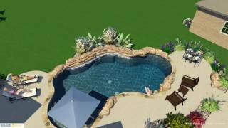 The Stone Pool II - Designed by Zach Johnson - Cody Pools