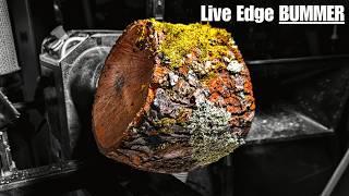 Woodturning - HEARTBREAKER live edge bowl ending