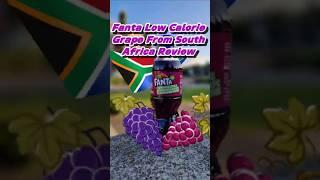 South African Fanta Sparkling Low Calorie Grape Review  #cocacola #grape #fanta