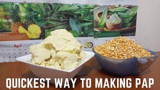 Fastest/Quickest/Easiest Way to Making Pap, Akamu, Ogi from scratch/First weaning food from 6 months