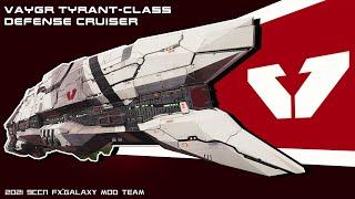 Homeworld Remastered | FX Galaxy Mod | Tyrant class Defense Cruiser