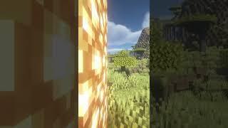 Cool Minecraft Transitions with Shaders #shorts