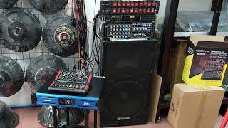 Buenamano: Crown Mk-400 power amp & Mini-4 mixer #kamelights #raonquiapo