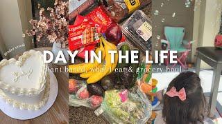 DAY IN THE LIFE What I eat, gender reveal, small grocery haul, an average day