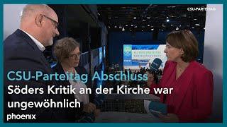 CSU-Parteitag: Fazit mit Katja Auer (Süddeutsche Zeitung) & Alexander Kain (Passauer Neue Presse)