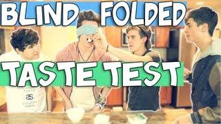 BLINDFOLDED TASTE TEST | RICKY DILLON